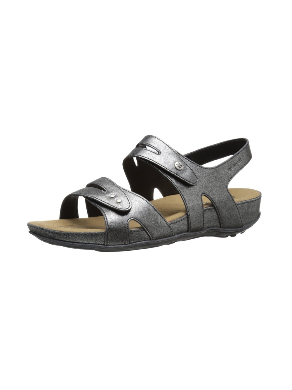 Romika Fidschi 43 Gunmetal Pewter Leather Sandals